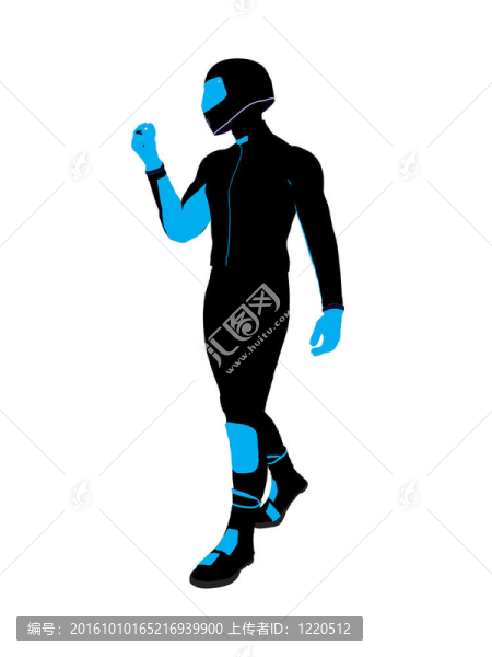 男性運動自行車插圖剪影