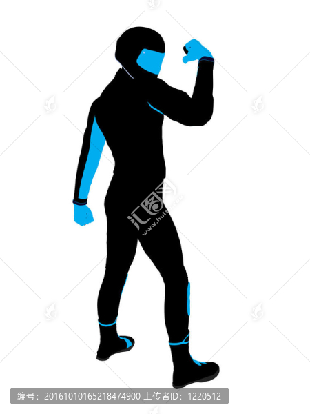 男性運動自行車插圖剪影