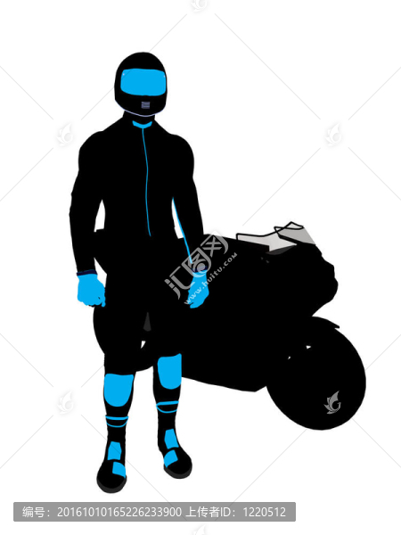 男性運(yùn)動(dòng)自行車插圖剪影