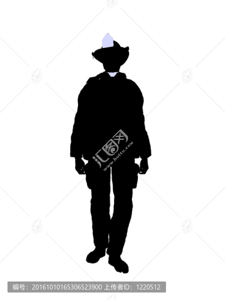男性消防員插圖剪影