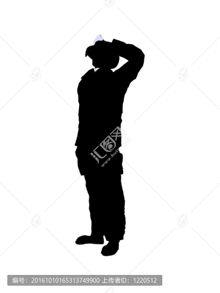 男性消防員插圖剪影
