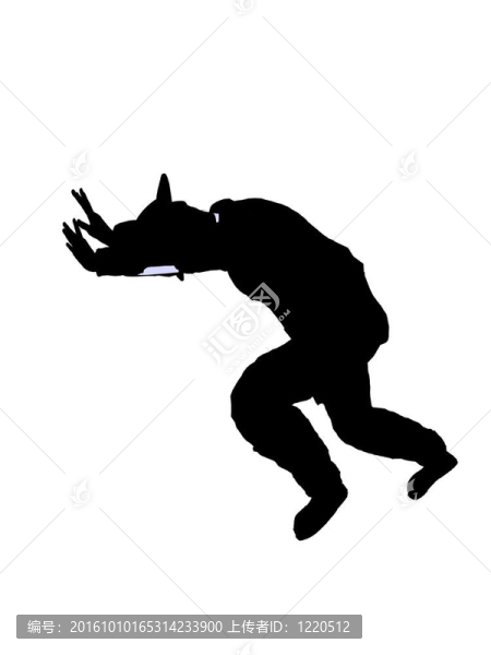 男性消防員插圖剪影