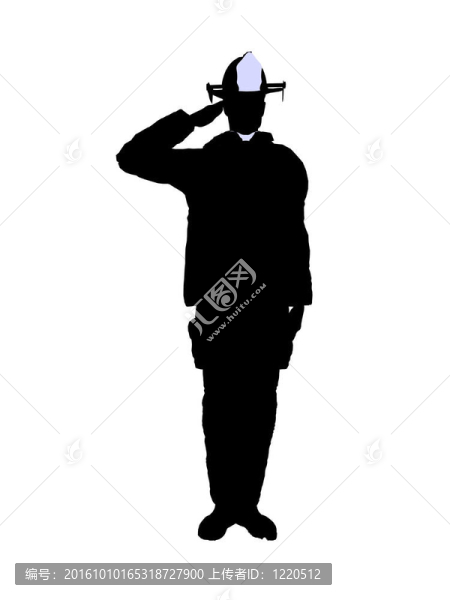 男性消防員插圖剪影