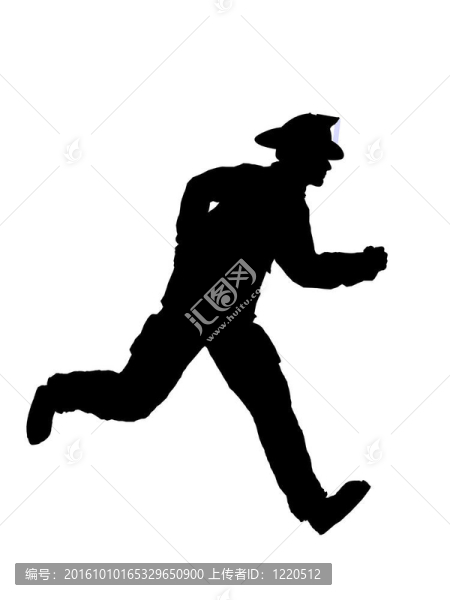 男性消防員插圖剪影