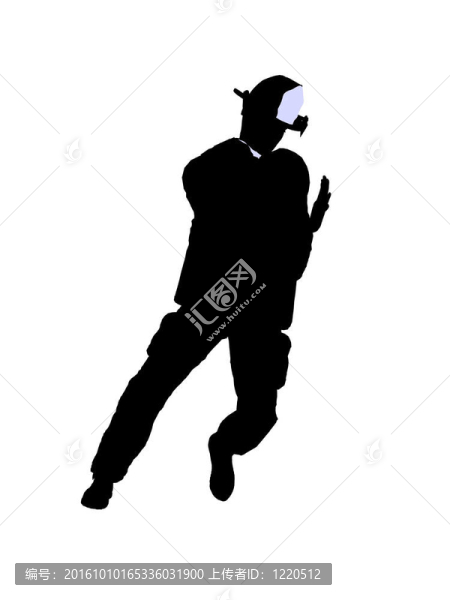 男性消防員插圖剪影