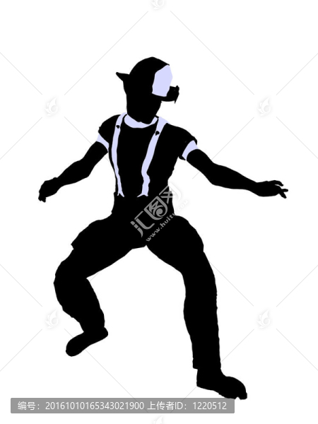 男性消防員插圖剪影