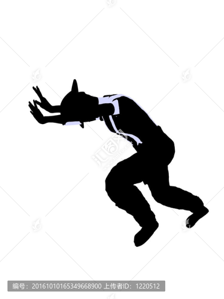 男性消防員插圖剪影
