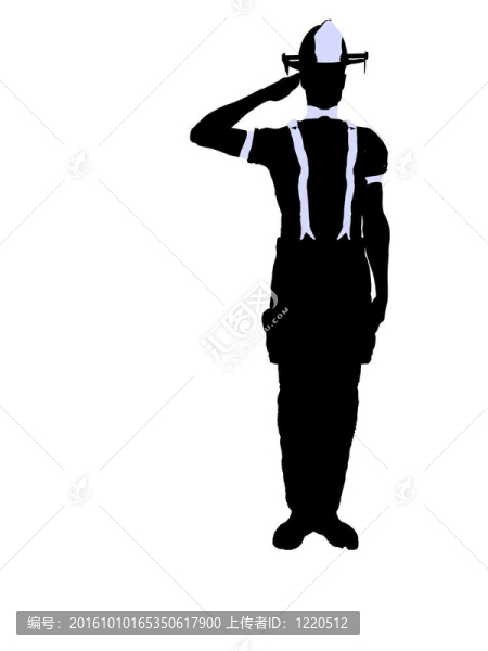 男性消防員插圖剪影