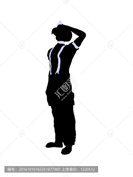 男性消防員插圖剪影