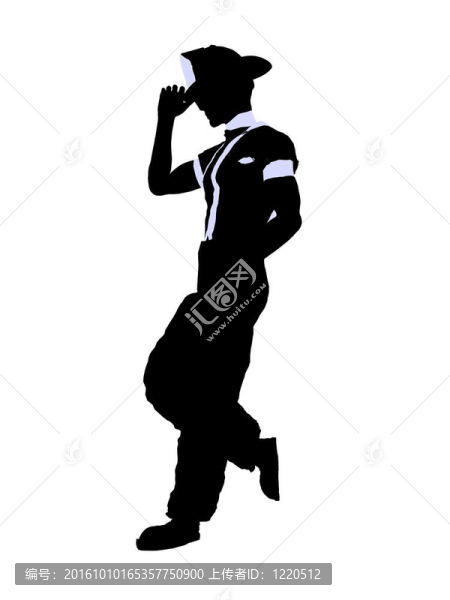 男性消防員插圖剪影