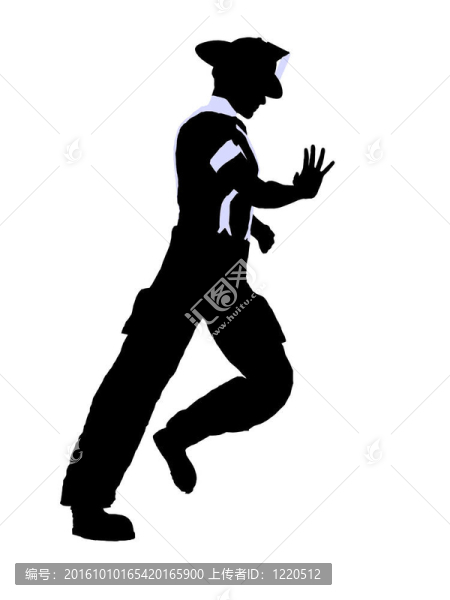 男性消防員插圖剪影