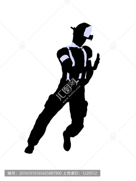 男性消防員插圖剪影