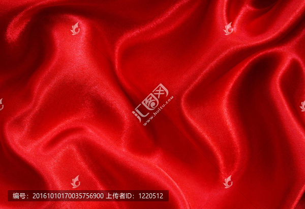 以光滑的紅絲為背景