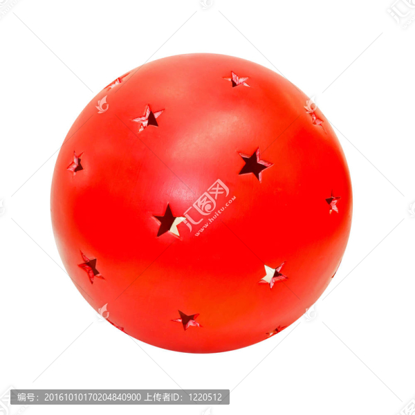 紅色的球