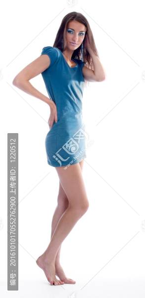 年輕的女孩模型