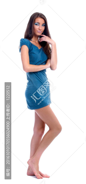 年輕的女孩模型