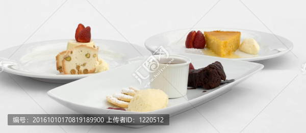 混合的甜點(diǎn)