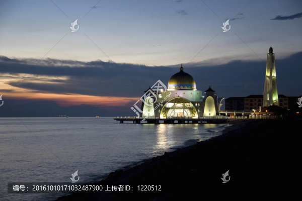 黃昏的海峽清真寺