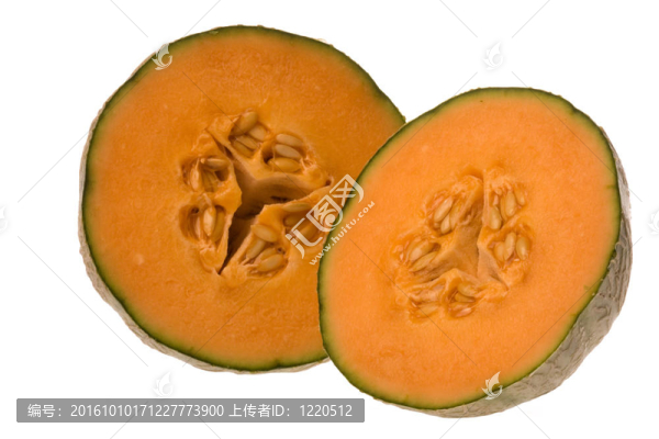 切成片的日本甜瓜