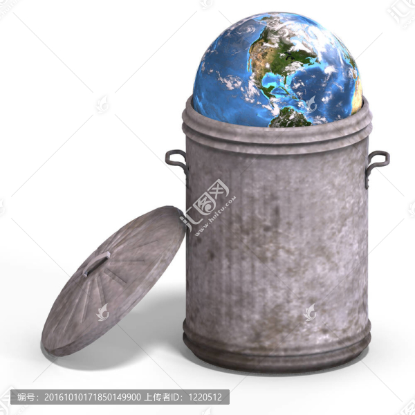 垃圾桶里的地球