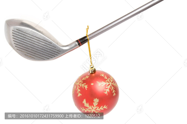 高爾夫球俱樂(lè)部和圣誕球
