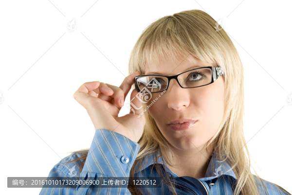 戴眼鏡的女人