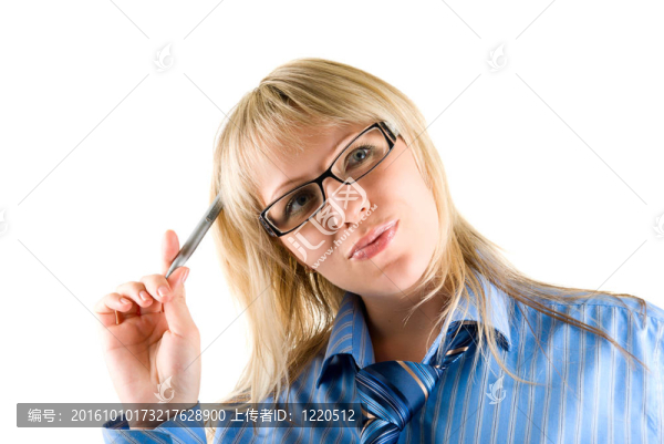 年輕的女商人