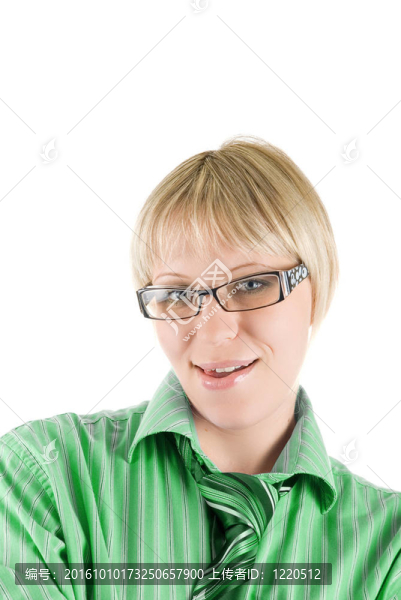 金發(fā)的女商人