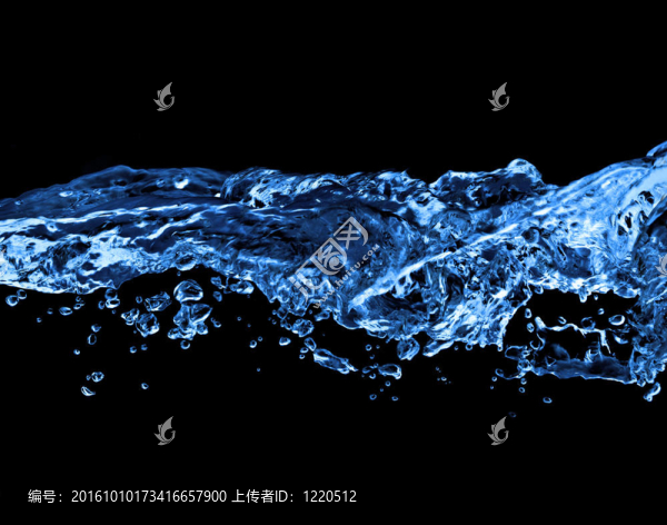 黑水上的氣泡