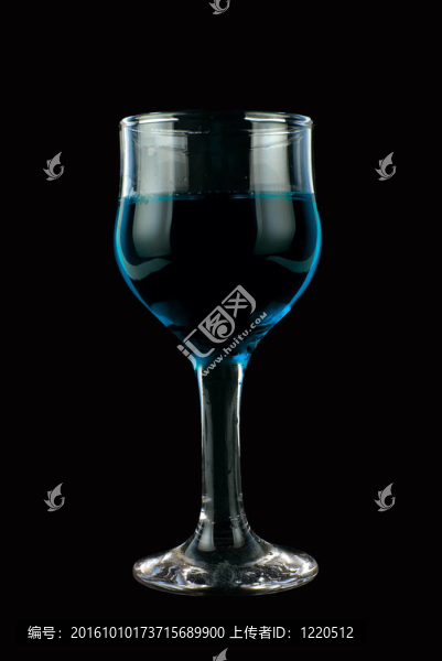 藍色的酒