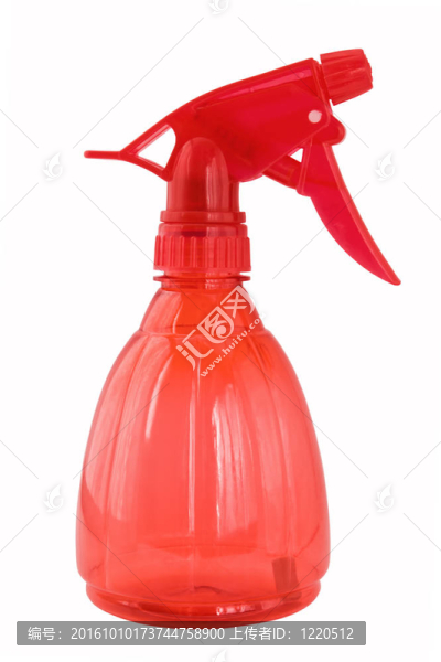 紅色的噴霧瓶