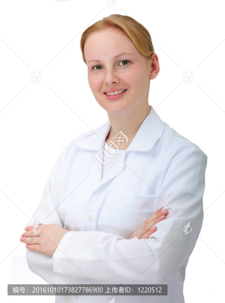 女醫(yī)生或化學(xué)家的畫(huà)像