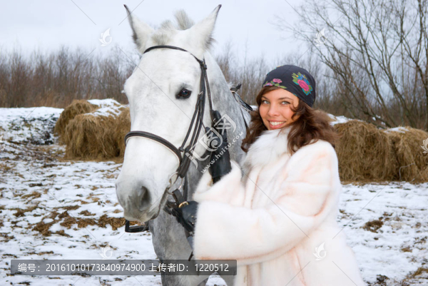 在horse.winter女孩