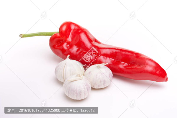 辣椒和Garlic