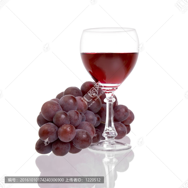 紅葡萄和葡萄酒