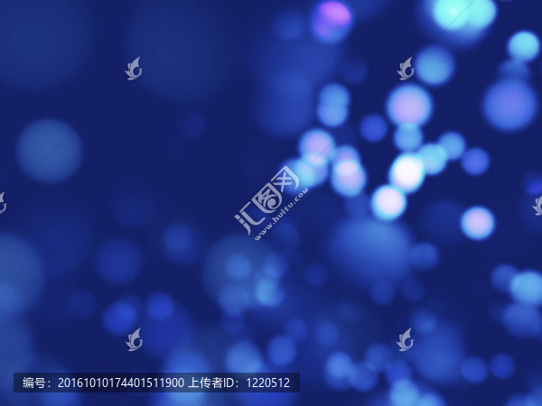 模糊的燈光-藍色