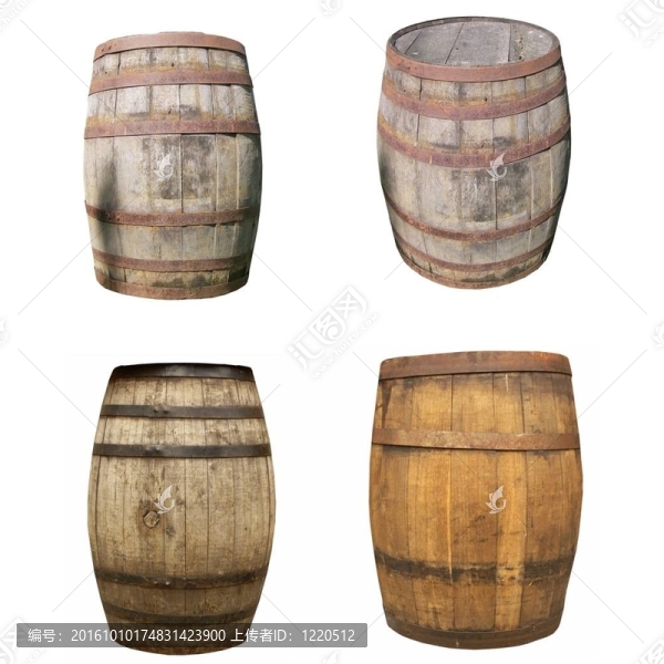 葡萄酒或啤酒桶桶