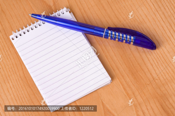 鋼筆和筆記本