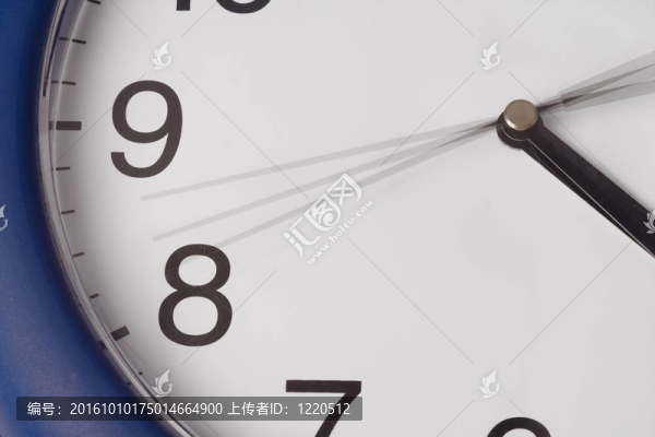 帶著一個時針的墻鐘