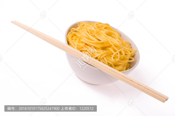 筷子；碗和面條
