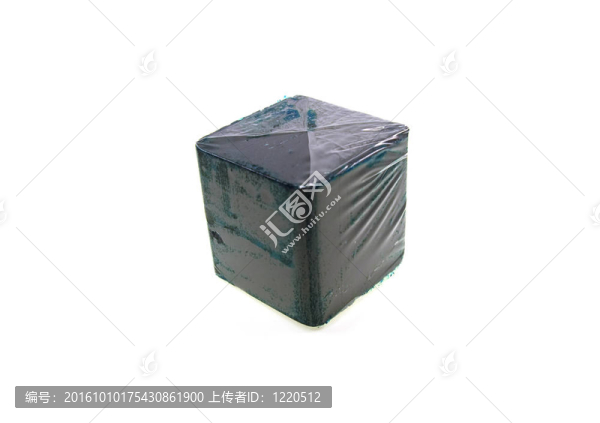 用于抽水馬桶的深藍色立方體