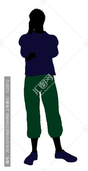 非洲裔美國人插畫