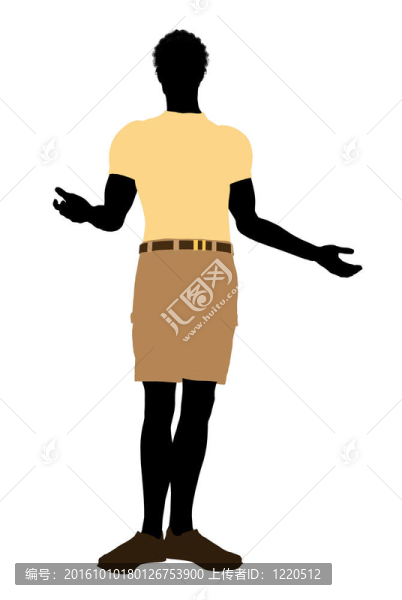 非洲裔美國人插畫