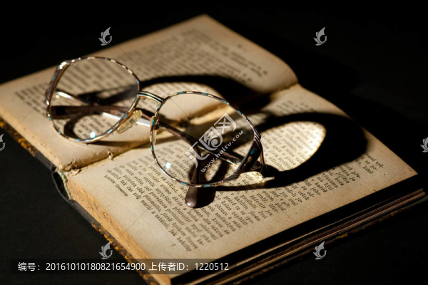 帶眼鏡的老書