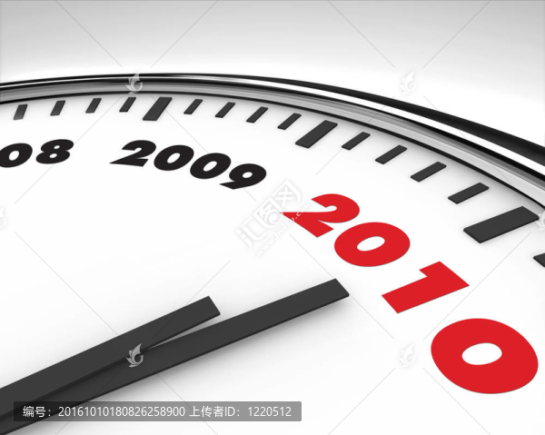 2010時(shí)鐘滴答新年