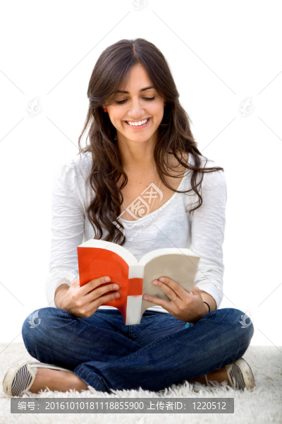 讀一本書的女人
