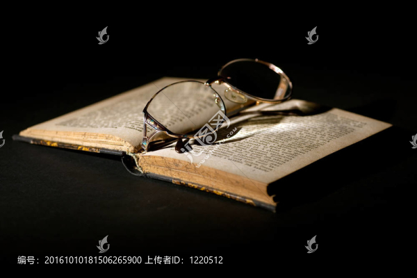 帶眼鏡的老書