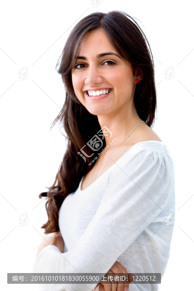 美女的微笑