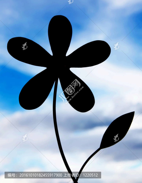 花的輪廓