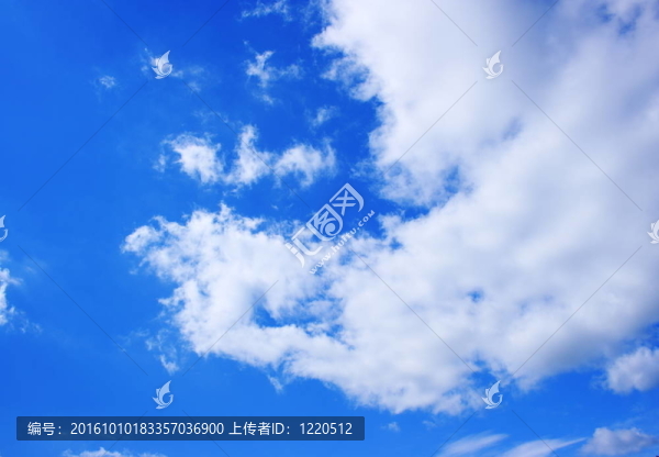 有云的天空